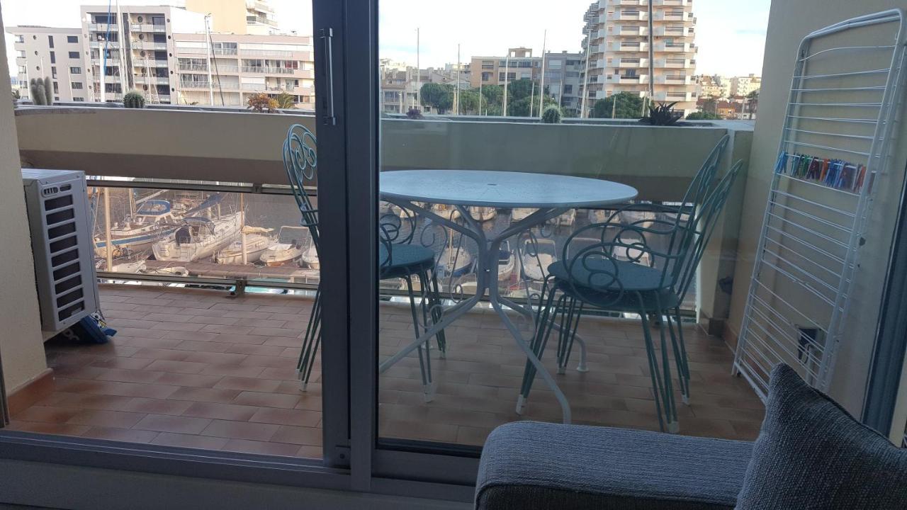 Appartement Beau T2 au calme avec parking sublime vue sur port à Canet-en-Roussillon Extérieur photo